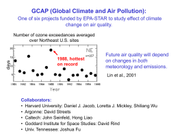 Effect of climate change on air pollution episodes in the United