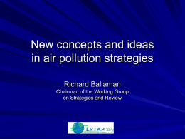New concepts and ideas in air pollution strategies