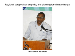 Conference on Climate Change Impacts on the Caribbean June