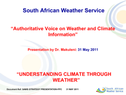 South African Weather Service