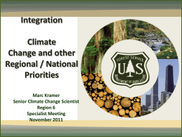 6. Integrating Climate Change