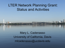 BES and the LTER Planning Grant