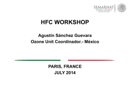 Session 4 - 3. Mr. Agustin Sanchez (Mexico)
