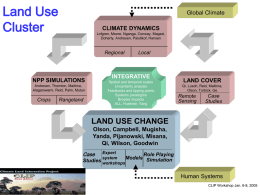 PPT - Climate Land Interaction Project