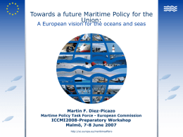 Impacts of Climate Change on Maritime Affairs