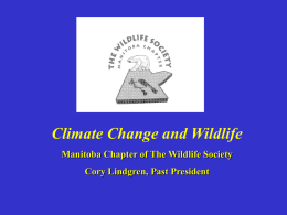 Presentation to the Manitoba Climate Change Task Force
