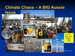 Climate Chaos presentation