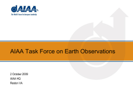 AIAA Task Force on
