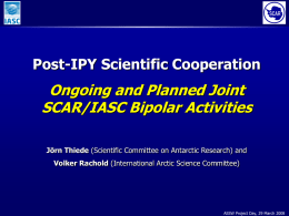 HAIS-5. IASC & SCAR - International Polar Year