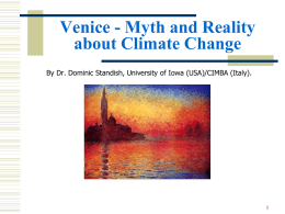 Venice and climate change