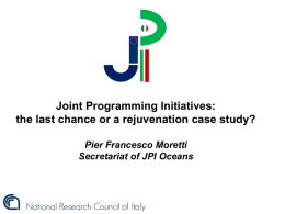 An example from JPI Oceans