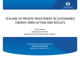 scaling-up sustainable energy investment