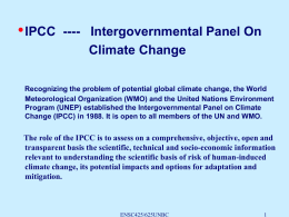 Key notes of IPCC Report