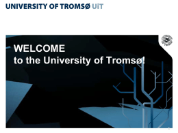 The University of Tromsø