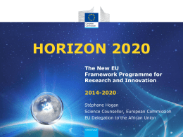 HORIZON 2020: The New EU Framework Programme for Research