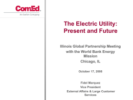 ComEd: Energy Industry Challenges and Responses