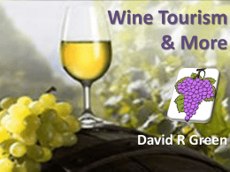 Enotourism, Wine tourism, or Vinitourism refers to tourism whose