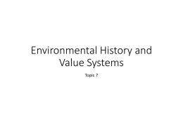 Evironmental Values File