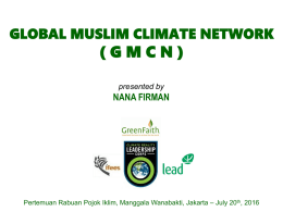 International Islamic Climate Change Symposium