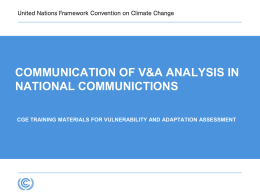 UNFCCC Training Materials_Communication