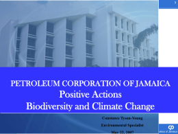 pcj action in biodiv.. - Jamaica Clearing
