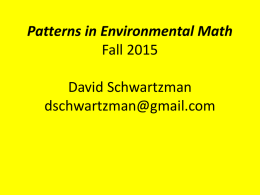 powerpoint for dr. schwartzman`s upcoming lectures
