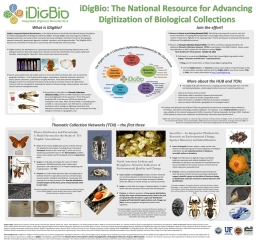 iDigBio: The National Resource for Advancing Digitization of