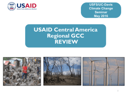USAID Central American Region GCC