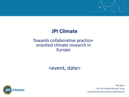 JPI Climate
