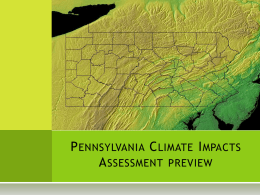 PA Climate Impacts Assessment