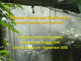 Climate Change, Biodiversity, and Human Rights
