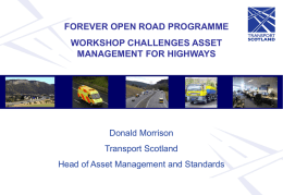 A_II Presentation Transport Scotland Donald Morrisson 2011 11 28