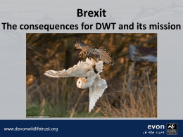 Brexit and its Implications for Wildlife