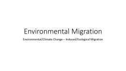 Environmental Migration Notes Powerpointx