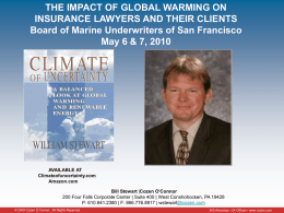Impact of Global Warming on Insurance Lawyers and Their Clients