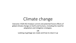 Climate Change and Waste Managementx