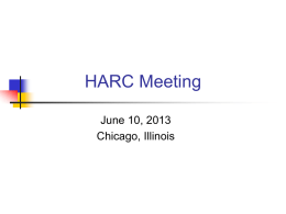 HARC Meeting Slides June 10 2013