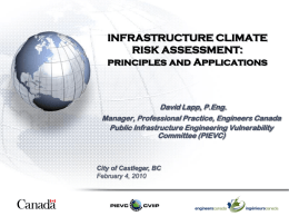 INFRASTRUCTURE CLIMATE RISK