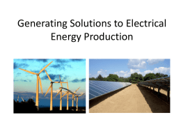 Electricity Solutions Powerpoint