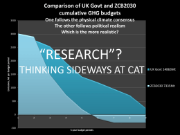 Recent Research at CAT: Looking Sideways