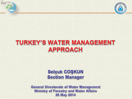 general directorate of water management