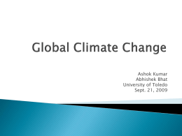 Climate Change Presentation