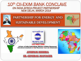 9th CII-EXIM BANK ENCLAVE - CII – Exim Bank Conclave on India