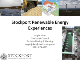Stockport Renewable Energy Experiences