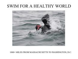 Swimming for a Healthy World - AWRA-PMAS