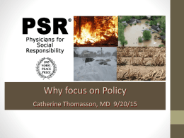 Slides: Policy Focus