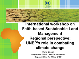 Powerpoint - Faiths for Green Africa