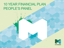 10 year financial plan people`s panel