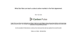 What Star Wars can teach us about carbon markets in the Paris