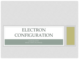 Electron configuration notation